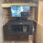 CCTV System Neatly Stored in Lockable Cabinet